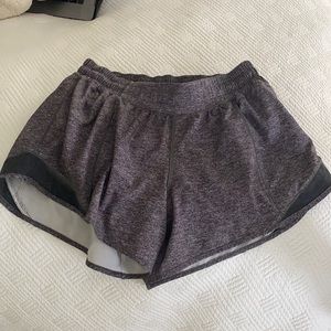 Grey lululemon shorts